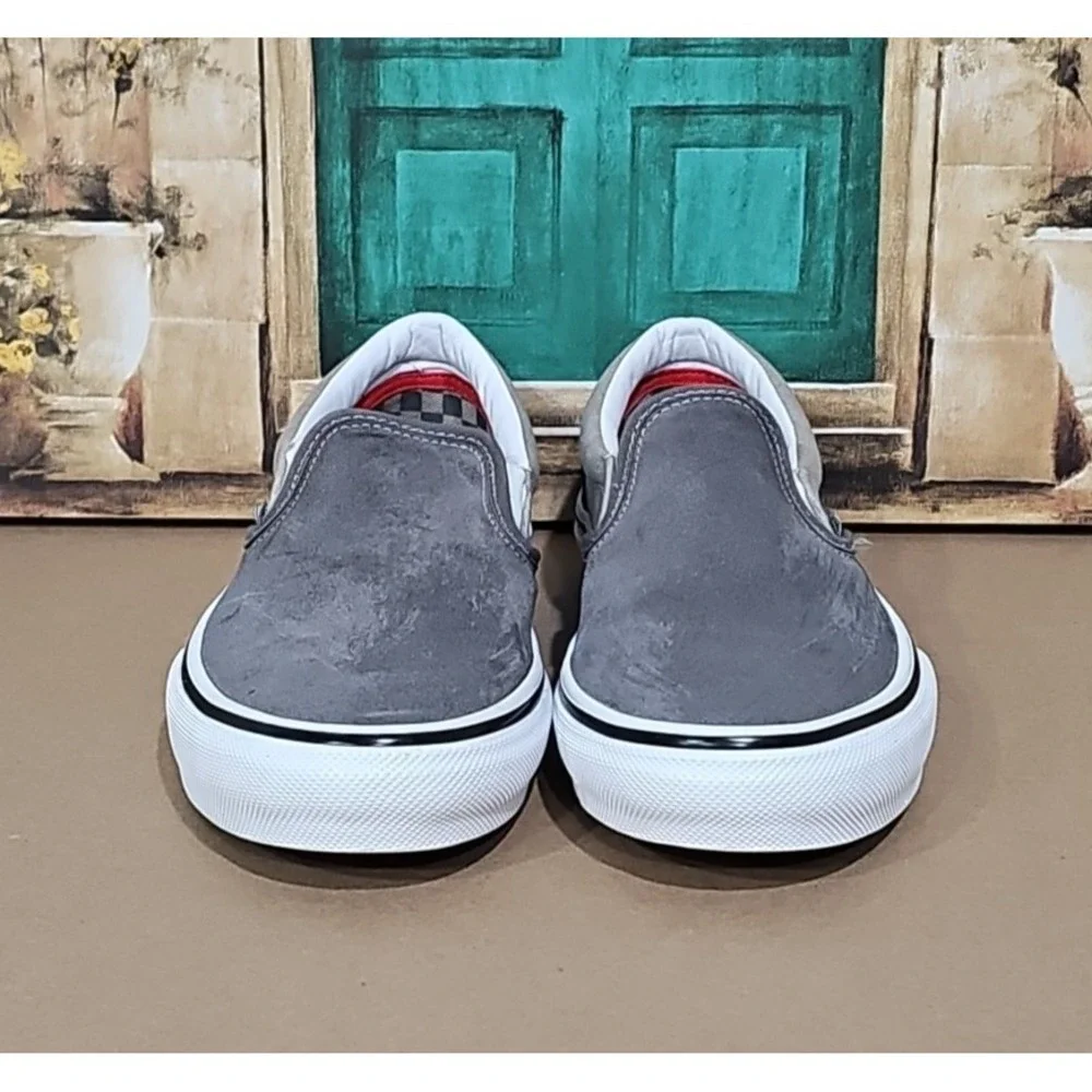 Vans‎ Men's Granite Rock suede and Canvas  Skate Slip On Shoes Size US 7.5